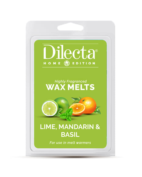 Lime, Mandarin & Basil Wax Melt - Dilecta