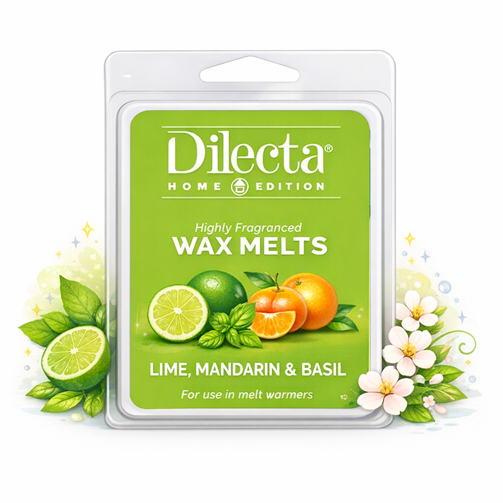 Lime, Mandarin & Basil Wax Melt - Dilecta