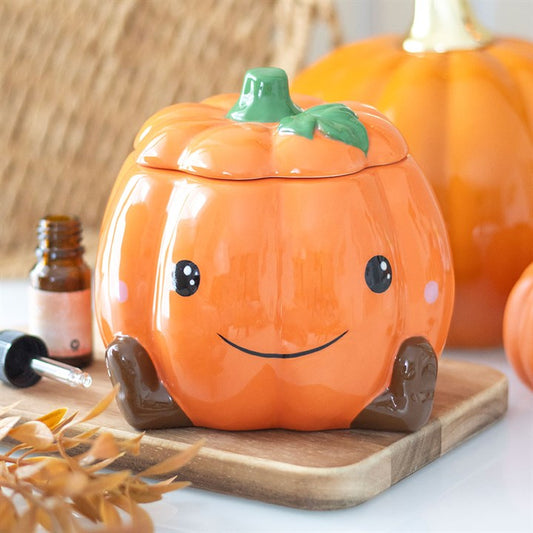 Cute Pumpkin Wax Melt Burner